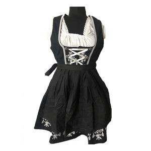 Robe midi bavaroise décontractée pour femme 2 pièces avec tablier - Product Image 4