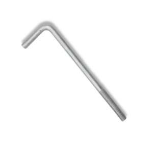 Perno de anclaje Chapado en zinc en forma de L de alta calidad 22mm X 500mm | Perno de base de acero resistente Grado de resistencia 8,8 para hormigón - Product Image 1