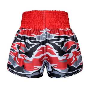 กางเกงมวยสำหรับผู้ชายกางเกงขาสั้นแบบมวยไทยสำหรับต่อสู้ MMA แบบออกแบบได้ตามต้องการ - Product Image 4