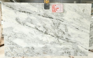 Dover White Marble <b>Slab</b> Natural Serpentine Tile Modern Hotel Polished Big <b>Slab</b> - Product Image 2