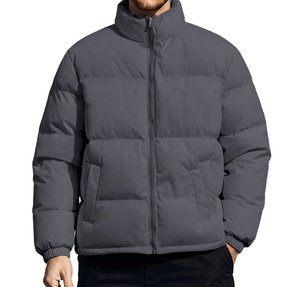 Pakistan Factory Made Puffer <b>Jacket</b> Stand-up Collar Warm <b>Thick</b> Fashion High Quality Winter Puffer <b>Jacket</b> for Men - Product Image 1