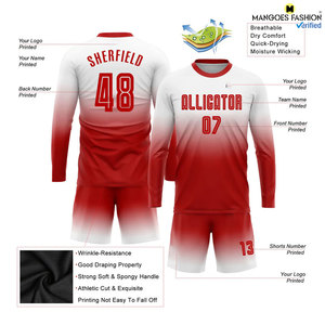 Top Trending 2025 Uniformes de fútbol personalizados OEM Factory Conjunto de camiseta de fútbol transpirable de secado rápido para hombres Ropa de equipo - Product Image 5