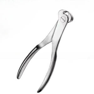 Alicates de corte de alambre personalizados de alta calidad, instrumentos de cirugía ósea ortopédica de acero inoxidable plateado de 18,5 cm - Product Image 1