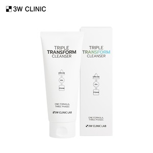 Crema Limpiadora Triple Transform 150ml de 3W Clinic Lab, Limpieza Profunda, Reafirmante, Limpiador de Poros, Hidratante, con Ingredientes de Glicerina - Product Image 1