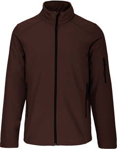 Veste d'hiver formelle Softshell pour hommes avec col montant et fermeture à glissière Service OEM disponible - Product Image 3
