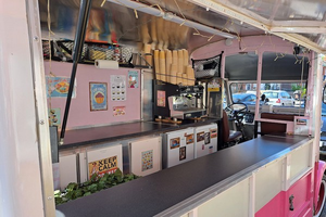 Camioneta Citreonn, Food Truck Móvil con Doble Eje Tándem, Espacio de Preparación, Características Resistentes a la Oxidación, Servicio de Catering al Aire Libre, Estilo Clásico Vintage - Product Image 3