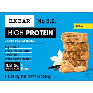 RXBAR High Protein Bars, Gluten Free, Protein Snacks, Vanilla Peanut Butter (6 <b>Boxes</b>, 30 Bars) - Product Image 3