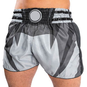 Venta al por mayor Uso al aire libre Hombres Muay Thai Pantalones cortos de gran tamaño de peso ligero de los hombres Muay Thai Pantalones cortos - Product Image 1
