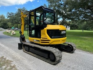 Mini-excavatrice JCB 85Z-1 NEUVE/OCCASION - Modèle 2020, 10001-20000 heures, cabine climatisée, prête à l'emploi, composants de pompe, moteur et PLC - Product Image 3