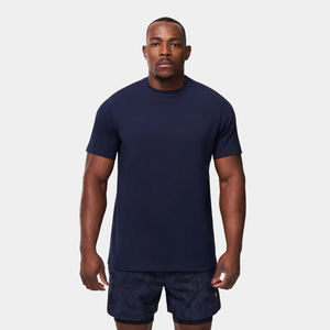 Seamless Gym Shirt <b>Reflective</b> Running <b>Top</b> High Visibility Sports Tee With Stretchable Fabric - Product Image 5