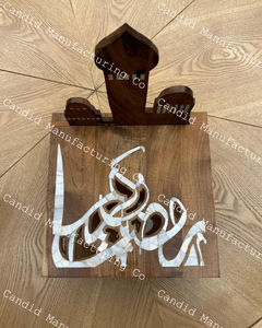 Bandeja de madera con incrustaciones de concha, con caja acrílica para servir, para casa, Hotel, madre de perlas, tapa, caja de chocolate - Product Image 6