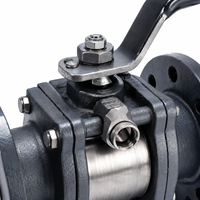 Vanne à boisseau sphérique flottante Q41F PN25 à bride avec siège en PTFE pour pipeline, vanne à boisseau sphérique industrielle à bride, contrôle de débit de pipeline