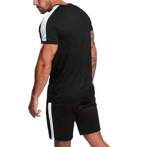 Ropa de hombre de talla grande, chándales de 2 piezas de verano, conjunto de pantalones cortos, chándal Unisex, camisetas de manga corta y pantalones cortos, conjuntos para hombre 2025 - Product Image 3