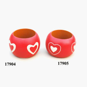 Rond de serviette pastèque, rond de serviette en bois pour dîners de mariage, salle à manger, réunion de famille et occasion spéciale - Product Image 2