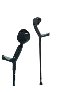 Béquille à hauteur réglable avec poignée en PVC confortable pour fournitures de thérapie de réadaptation - Product Image 2