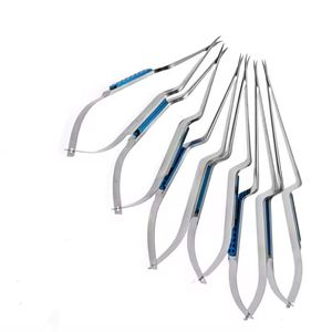 Ciseaux de neurochirurgie micro en acier inoxydable professionnels Instruments microchirurgicaux Instruments chirurgicaux dentaires - Product Image 6