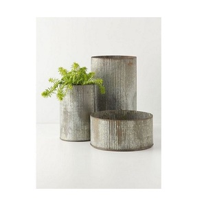 Whole Sale Galvanized Planter Stand Indoor Outdoor Raised Rectangular Planter <b>Box</b> Elevated Flower Pot Stand Garden Decor - Product Image 6