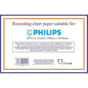 Papel CTG Philips-HP Tipo Z Fold para Máquina de ECG - Product Image 2