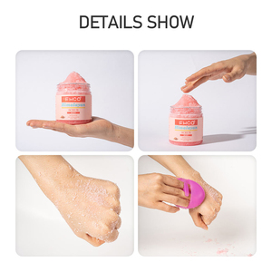 Exfoliante Corporal de Sal Rosa del Himalaya Orgánica al por Mayor, Antibacteriano, Antiinflamatorio, Limpieza Profunda, Iluminador - Product Image 2