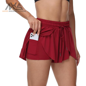 Pantalones cortos cómodos ultraligeros para correr para mujer, perfectos para cualquier entrenamiento, gimnasio, yoga, pantalones cortos oscuros básicos - Product Image 2