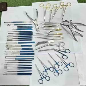 Ensemble d'instruments de rhinoplastie de 50 pièces, ensemble d'instruments ORL de chirurgie nasale plaqué or/ensemble d'instruments de rhinoplastie à bas prix - Product Image 4