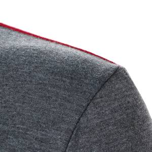 Polos grande taille pour hommes de haute qualité respirants et confortables tissu tricoté brodé de couleur unie prix de gros - Product Image 4