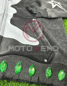 Sudadera con Capucha Casual de Lujo, Mezcla de Algodón, 420 g/m², Hecha con el Mejor Material, Sudadera con Cremallera para Hombre, Ligera, MOQ Bajo - Product Image 6