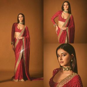 Présentation de notre dernière collection de saris Super Hit en 2 Co heures Premium Organza Silk and Diamond Work in saree with blouse - Product Image 2