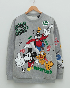 เสื้อมีฮู้ดมีซิปสำหรับผู้หญิงเสื้อผ้าแนวสตรีทผ้าเทอร์รี่ปักลายการ์ตูนกันน้ำ - Product Image 4