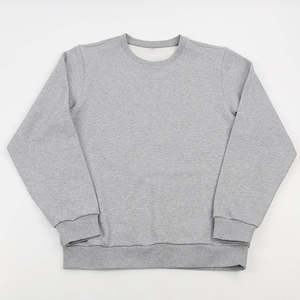 เสื้อสเวตเชิ้ตแขนสั้นผ้าฟลีซผสมโพลีเอสเตอร์/คอตตอนสำหรับฤดูหนาว ขายดี สไตล์ฝรั่งเศส คอกลม ปักลายกรด - Product Image 1