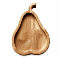 Plateau de Noël en bois avec motif de bois de cerf, assiette à collation pour la maison, plat à bonbons pour desserts, assiette à pizza pour graines de melon, fruits secs et bonbons