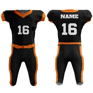 Vente chaude Dernière conception Uniforme De Football Américain Respirant Plus Size avec Manches Courtes Prix - Product Image 1