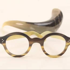 Lunettes en corne de buffle faites à la main pour hommes 100% Qualité supérieure Forme naturelle écologique - Product Image 5