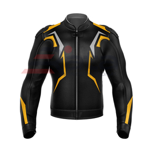 Chaquetas de cuero de carreras para motocicleta, diseño único hecho a mano, Logo personalizado impreso, calidad prémium - Product Image 1