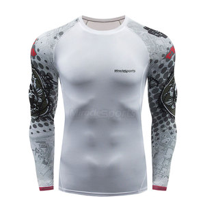 Etiqueta privada Hombres Rash Guard Nuevo diseño Mejor precio disponible Venta caliente Hombres Rash Guard - Product Image 1