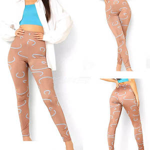 Último diseño personalizado Logo Leggings Fitness Wear Compresión Leggings Slim High Waist Leggings Set - Product Image 1