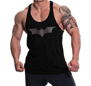 ขายส่งการออกแบบโลโก้ที่กําหนดเอง โลโก้ที่กําหนดเองร่างผู้ชายผ้าฝ้าย Stringer Y กลับออกกําลังกายกีฬายิมเพาะกายเสื้อกล้าม - Product Image 5