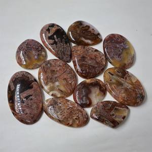 Ágata de palo turco Natural de alta calidad, cabujón suelto, piedra preciosa de tamaño libre, lote al por mayor para piedra de fabricación de joyería fina - Product Image 6