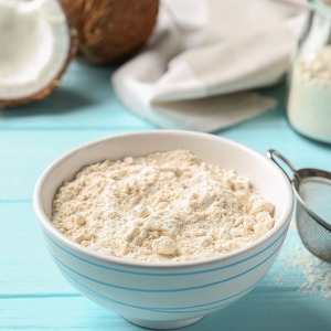 Harina de coco orgánica de alta calidad para ingredientes de alimentos y bebidas Leche de Coco dulce natural en polvo - Product Image 1