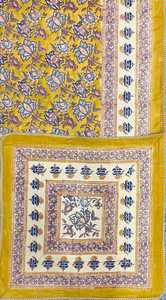 Traditional Hand <b>Block</b> Printed Soft Cotton Single <b>Bed</b> Dohar Artisan Made Jaipur Hand Crafted 100% Cotton Reversible Dohar - Product Image 2