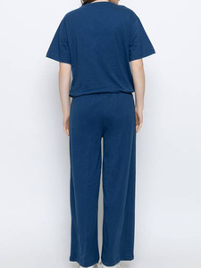 Sportswear <b>Baggy</b> Tee Shirts Tracksuit Women High Quality Drop Shoulder T Shirt <b>Trouser</b> Set Streetwear Oversize T Shirt Tracksuit - Product Image 3