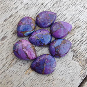 ลูกแพร์ปรับเทียบขนาด AAA ทรงกลมทรงหยดน้ำสีเทอร์ควอยซ์สีม่วงทองแดงธรรมชาติเกรด AAA - Product Image 3