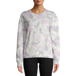 Venta al por mayor de sudaderas de las mujeres de gran tamaño pulóver con capucha de ajuste holgado de invierno cálido de algodón de lana de moda Tops para niñas - Product Image 4