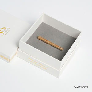 Pince à cravate en quartz rutilé doré Fengshui plaqué or 18 carats de qualité supérieure pour homme - KCVDAVA004 |   Collection Tinh Vu |   Vietnam - Product Image 5