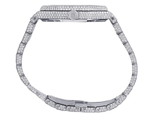 Montre mécanique automatique certifiée GRA Moissanite Iced Out Vente à chaud 41MM Cadran noir Montres à mouvement de haute qualité pour hommes - Product Image 4