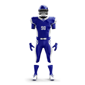 Tenue d'équipe professionnelle de football américain unisexe à manches courtes, imprimée, à séchage rapide, confortable, ensemble de vêtements de sport, expédition - Product Image 2