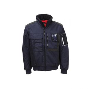 แจ็คเก็ตบอมเบอร์ชุดทำงานสีน้ำเงินเข้ม U-POWER คู่ - Product Image 2