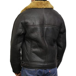 Fermeture à glissière complète à manches longues 2024 personnalisé professionnel fait à la main confortable Service OEM Shear-Ling B3 Vestes - Product Image 3