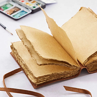 Journal en cuir de buffle gaufré motif Arbre de Vie, fait main, avec pierres précieuses, couverture rigide, fermeture à sangle, recyclé, pour Nouvel An et Remise de diplôme
