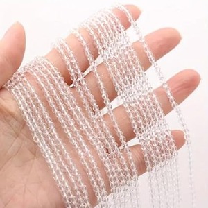 Couleur blanche Hydro Quartz Rondelle Micro perles à facettes 2mm, 3mm, 4mm brillant rond Hydro perle perles en vrac pour la fabrication de bijoux - Product Image 4